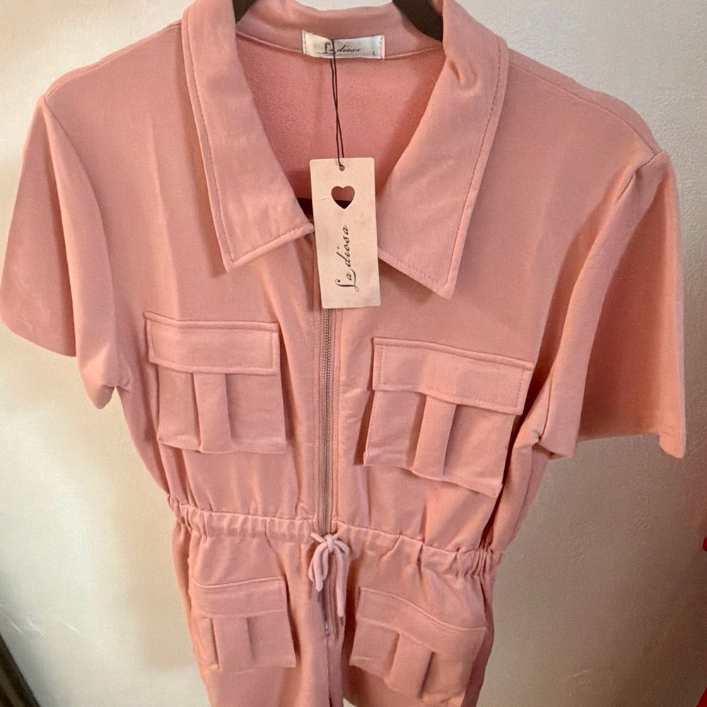 Pink La Maison Romper